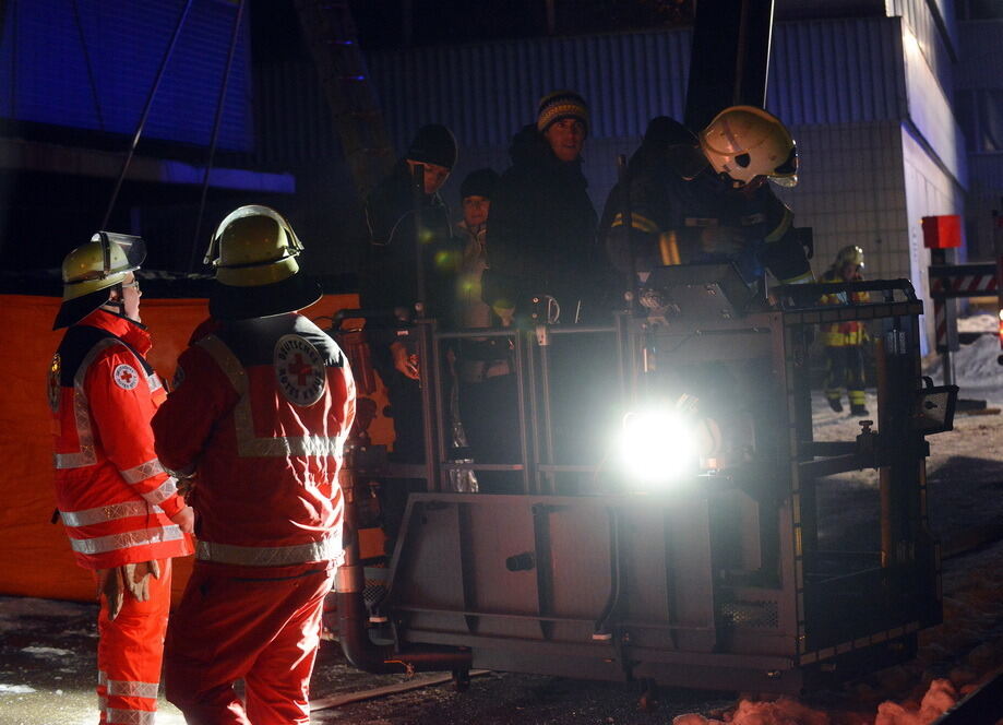 Feuerwehrübung Pfullingen Februar 2013