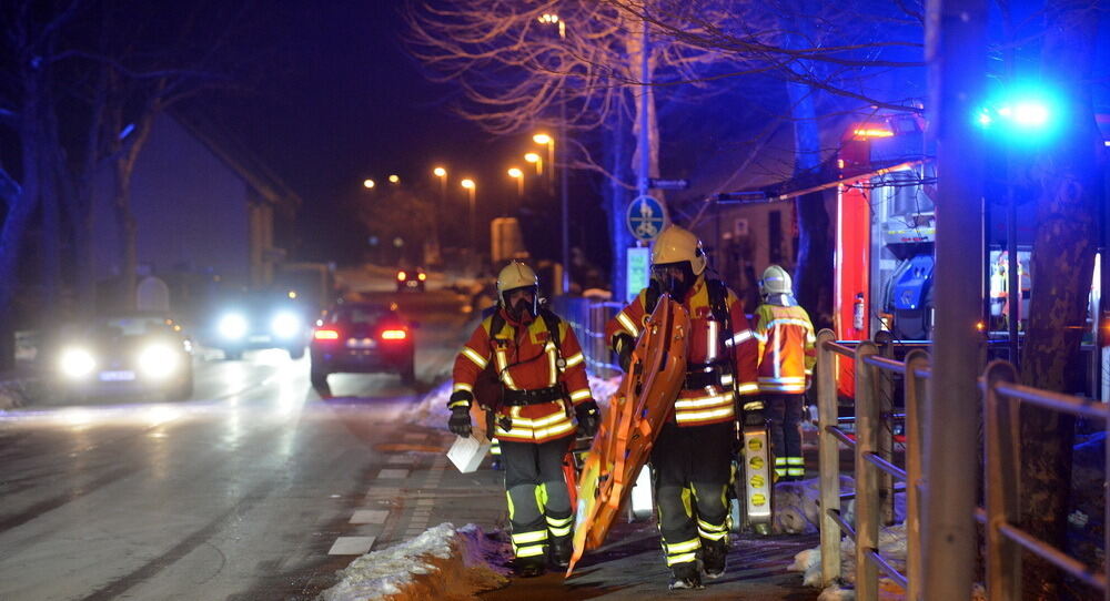 Feuerwehrübung Pfullingen Februar 2013