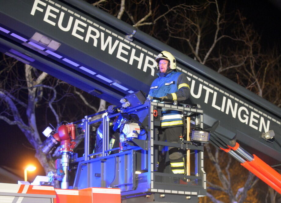 Feuerwehrübung Pfullingen Februar 2013