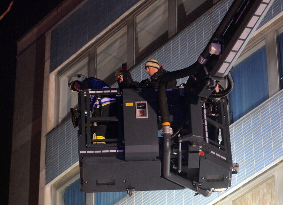 Feuerwehrübung Pfullingen Februar 2013