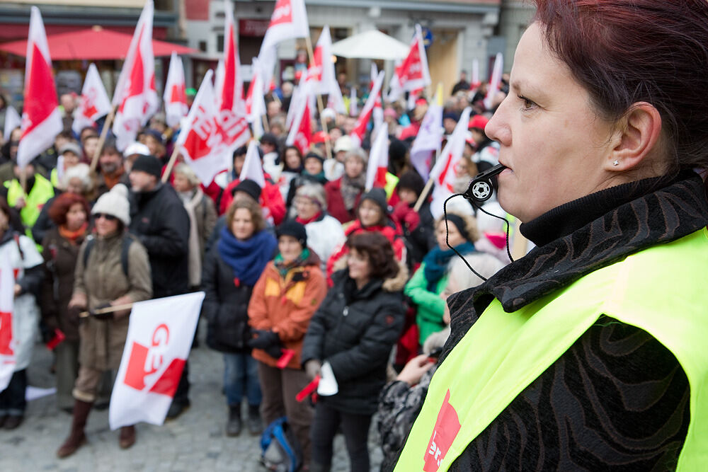 Streik im öffentlichen Dienst Tübingen Februar 2013