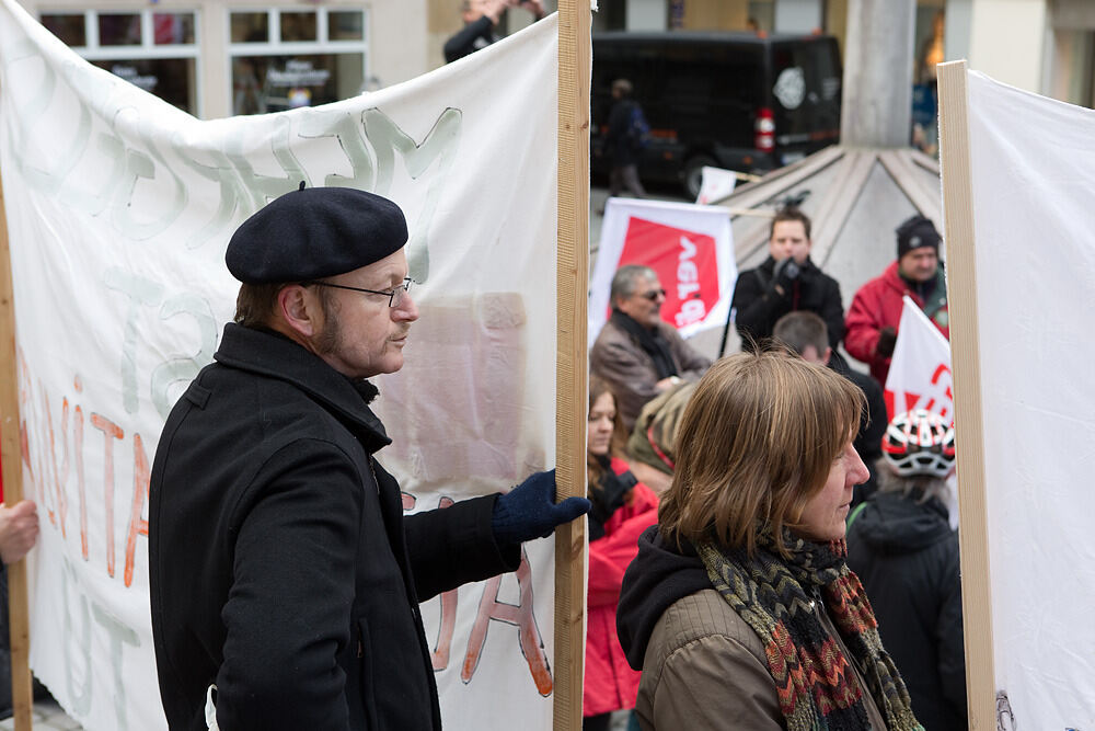 Streik im öffentlichen Dienst Tübingen Februar 2013