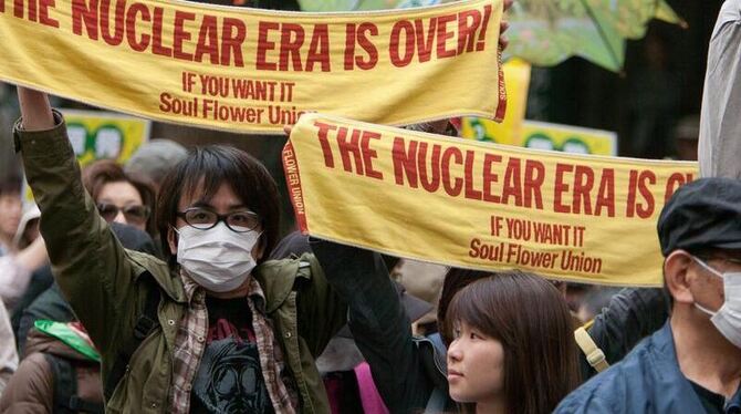 Anti-Atomkraft-Demonstration in Tokio. Foto: Christopher Jue  