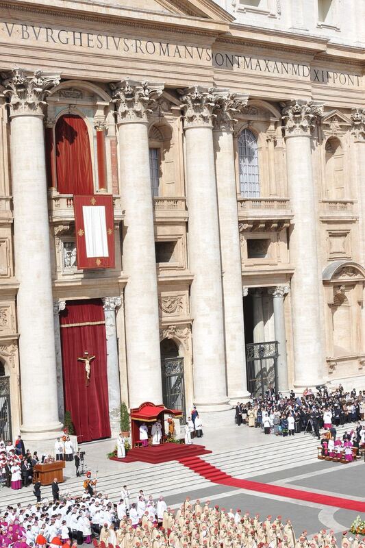 Papst Franziskus Amtseinsetzung