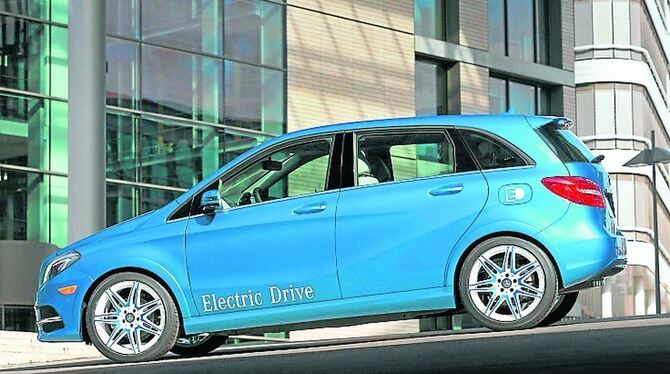 Der neue elektrische B-Klasse-Benz. FOTO: dpa/tmn