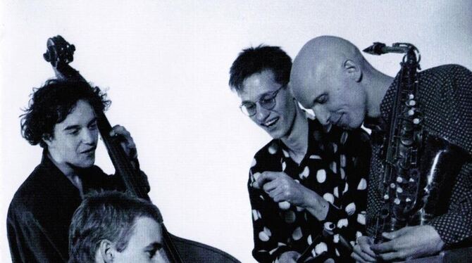 Die Band vor fast 20 Jahren auf dem CD-Cover (von links): Florian Dohrmann, Rainer Tempel, Jens Liebau und Olaf Schönborn. FOTO: