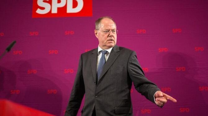 SPD-Kanzlerkandidat Peer Steinbrück erhofft sich ein Ende aufgebauschter Debatten. Foto: Hannibal