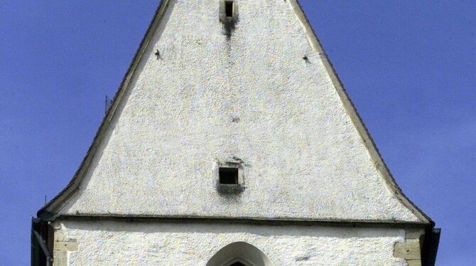 Kirchturm in Hohentengen. Foto: dpa