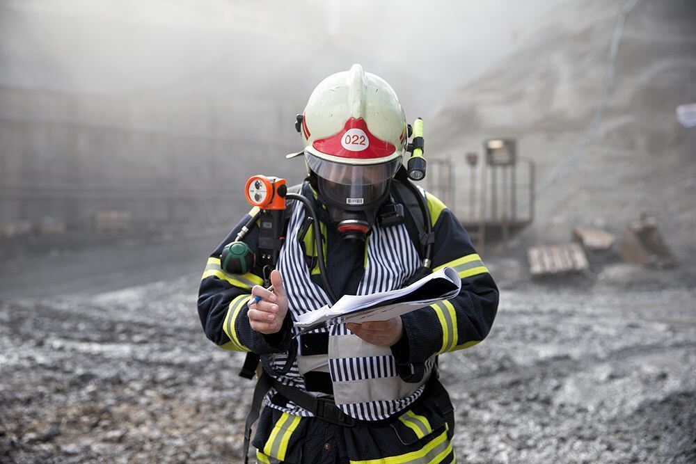 Feuerwehrübung im Scheibengipfeltunnel