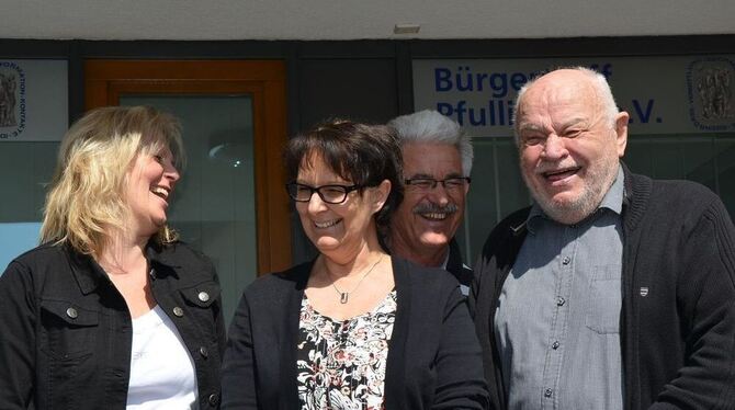 Für Beatrice Herrmann von der Familienstube (links) sowie Theo Brenner (von rechts) und Ulrich Parth vom Bürgertreff ist Christi