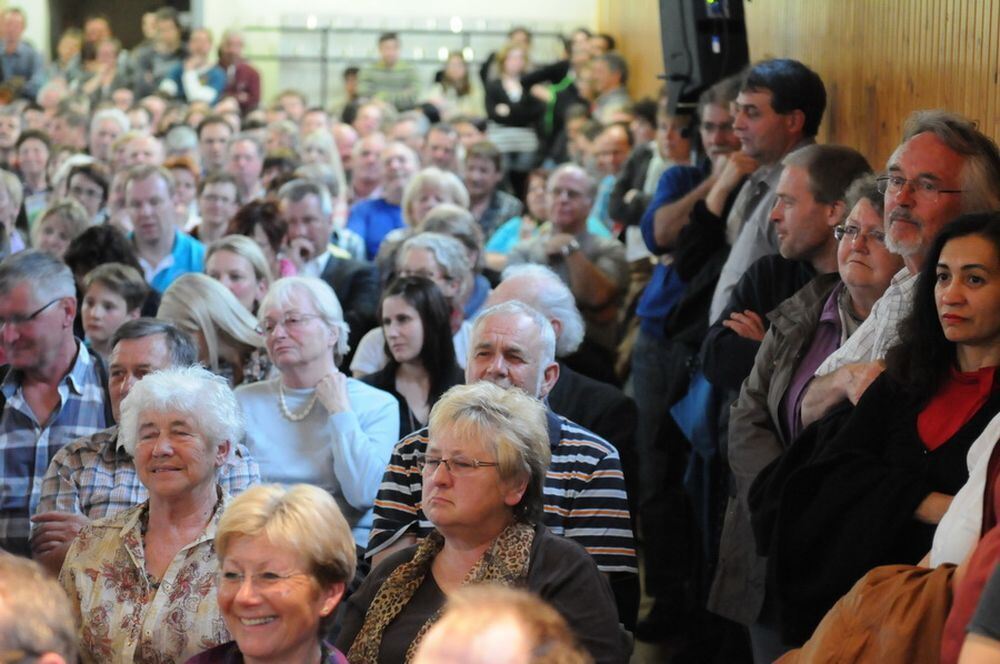 Podium zur Bürgermeisterwahl in Engstingen 2013