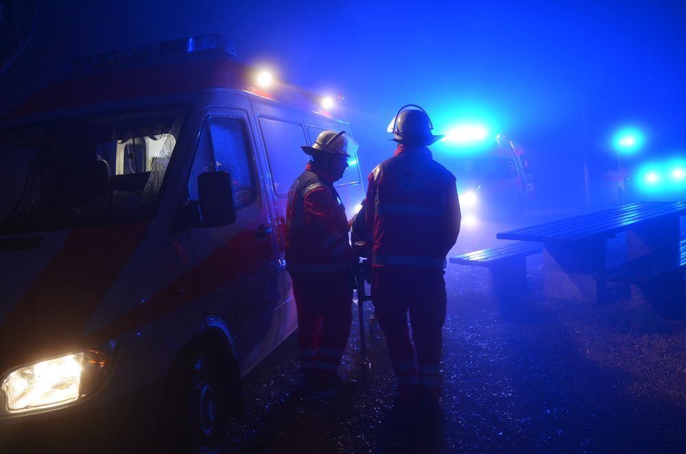 Rettungsübung Schönbergturm 2013