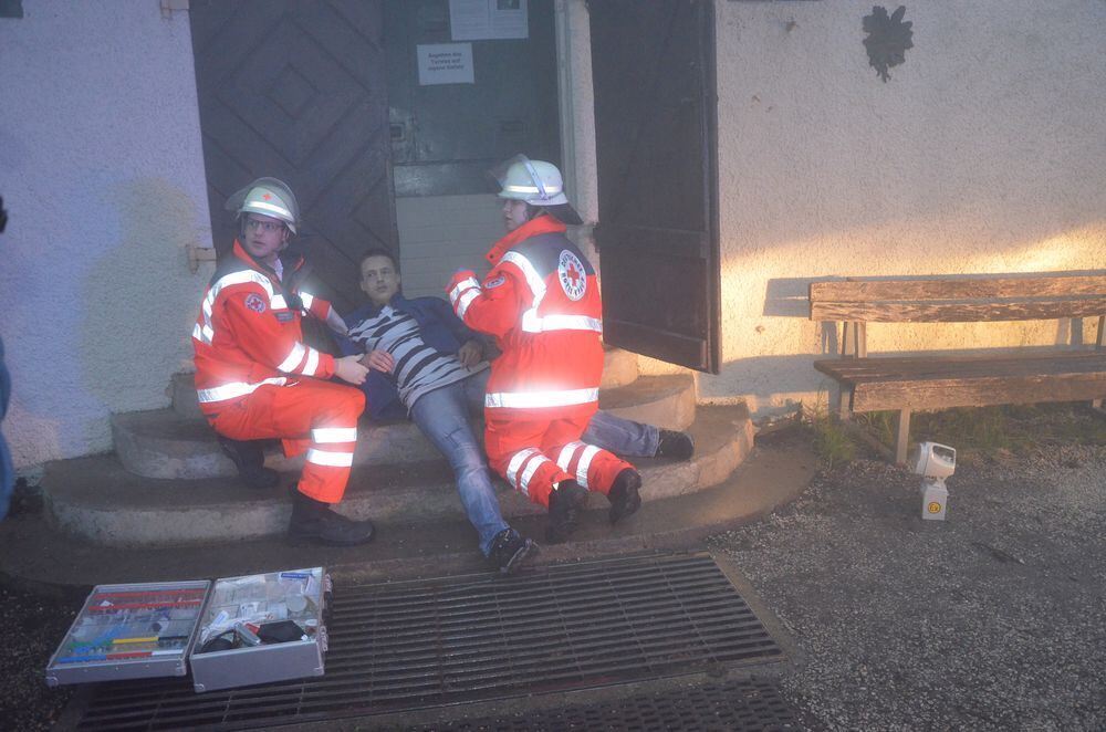 Rettungsübung Schönbergturm 2013