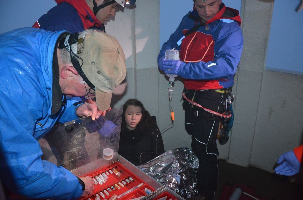 Rettungsübung Schönbergturm 2013