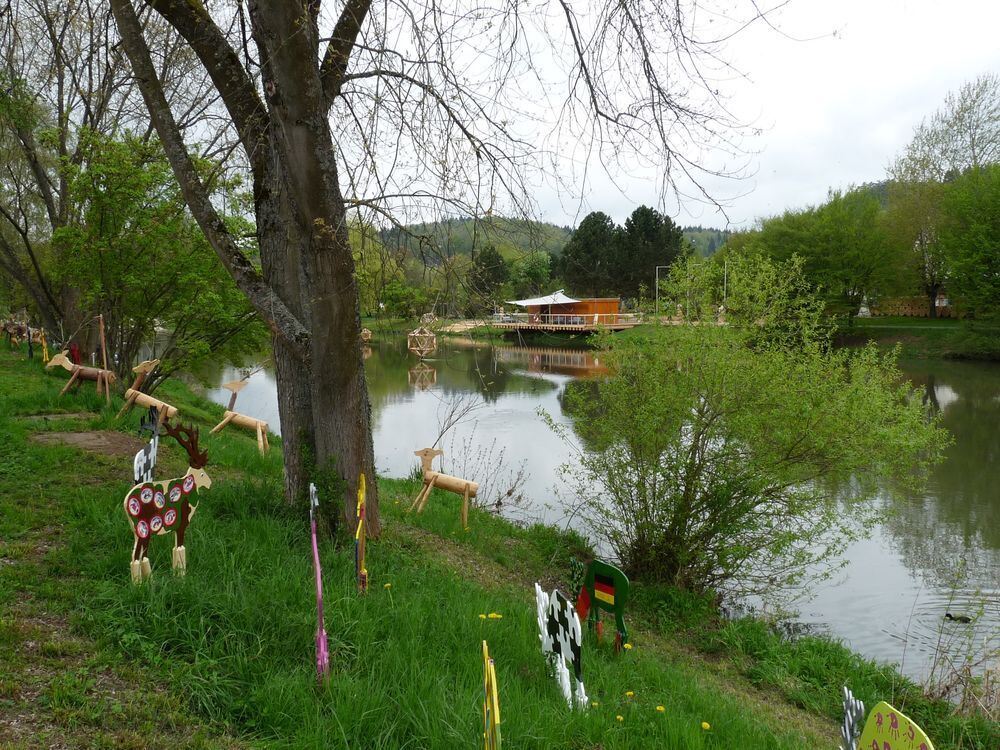 Letzte Vorbereitungen für die Landesgartenschau 2013