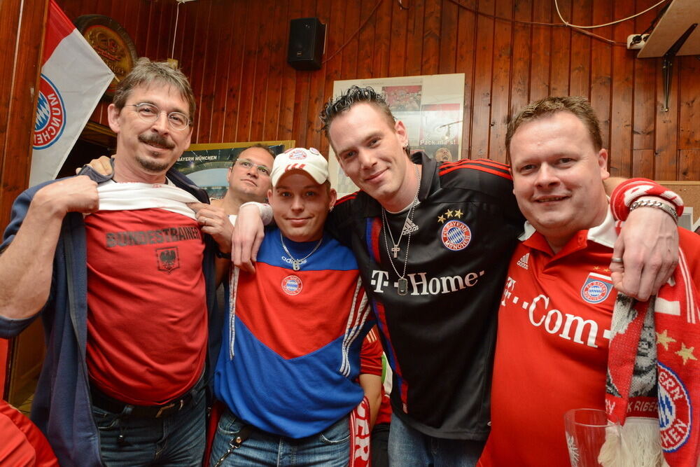 Fans feiern Champions-League-Finale 2013