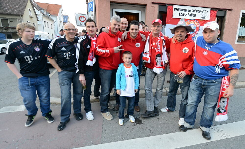 Fans feiern Champions-League-Finale 2013