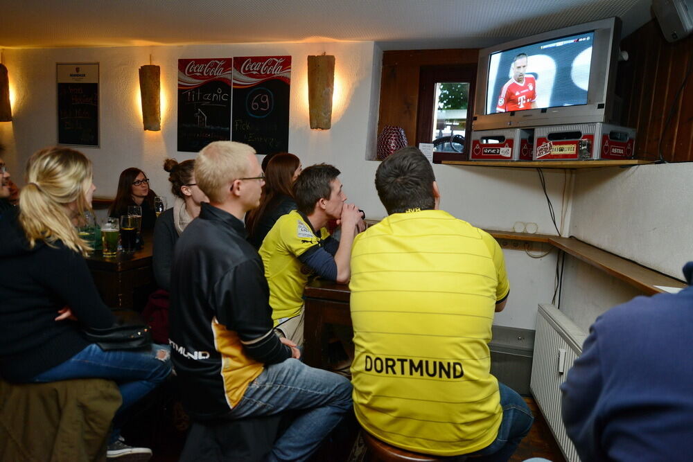 Fans feiern Champions-League-Finale 2013