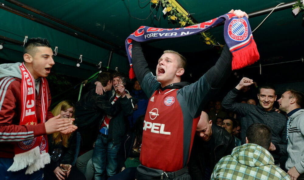 Fans feiern Champions-League-Finale 2013