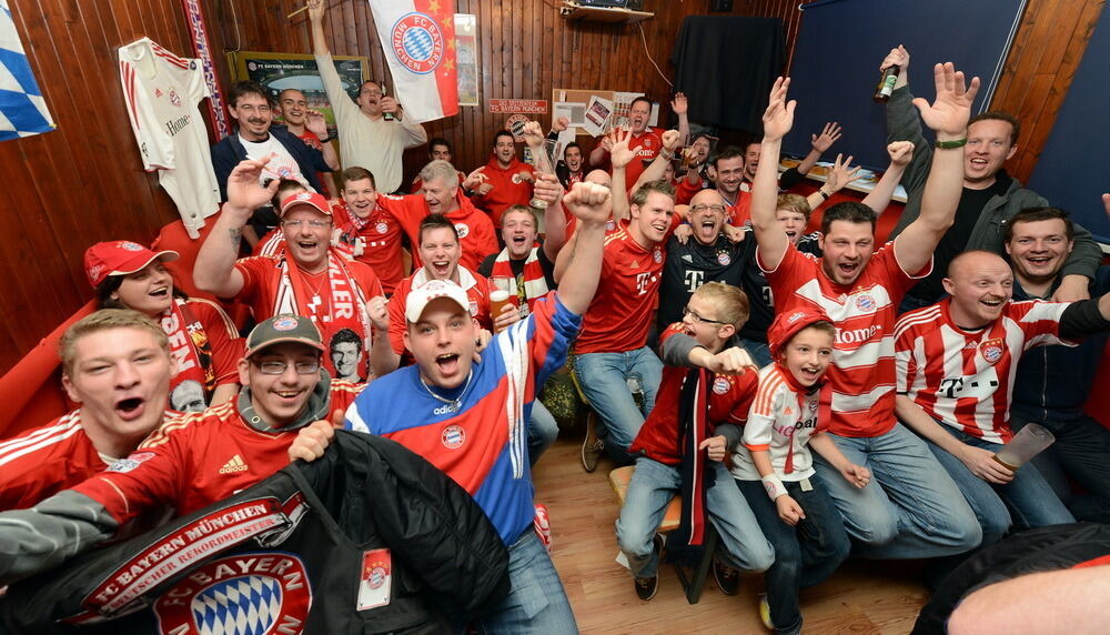 Fans feiern Champions-League-Finale 2013