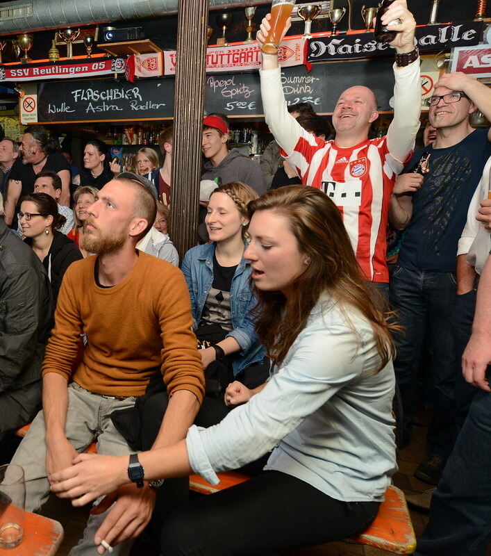 Fans feiern Champions-League-Finale 2013