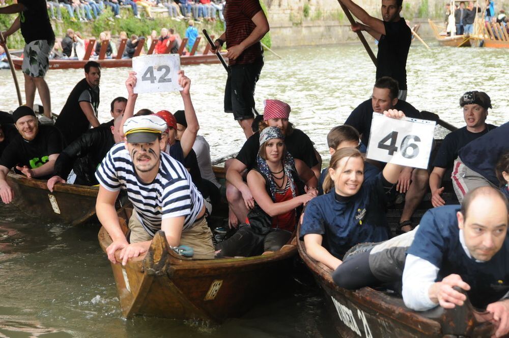 Stocherkahnrennen Tübingen 2013