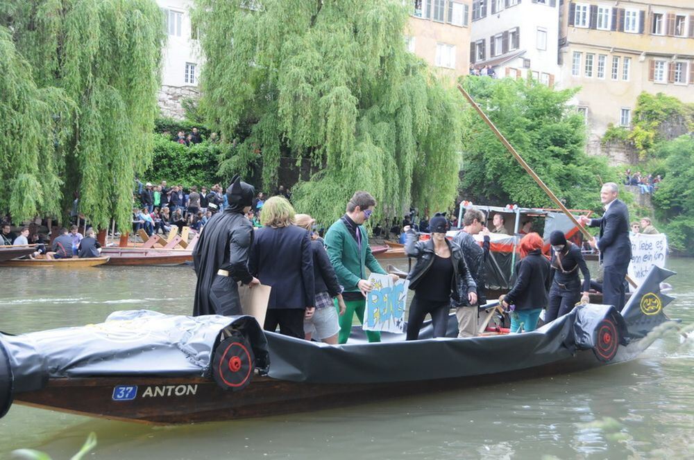 Stocherkahnrennen Tübingen 2013