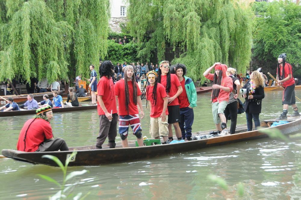 Stocherkahnrennen Tübingen 2013