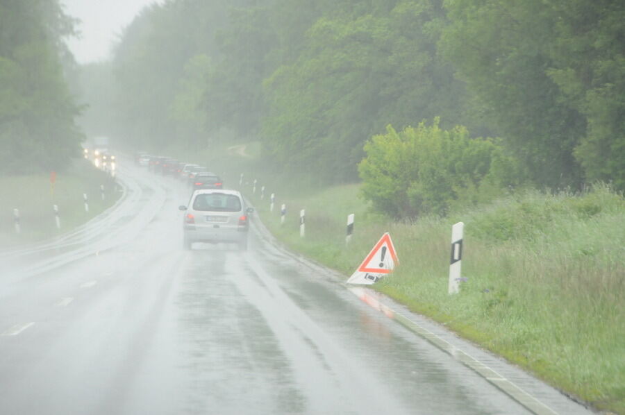 Nasskalter Sommeranfang in der Region