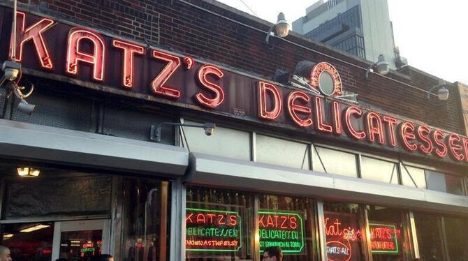 Katz's Delicatessen: Für viele New York-Touristen ein Sightseeing-Muss. Foto: Christina Horsten