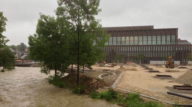 Hochwasser in Reutlingen