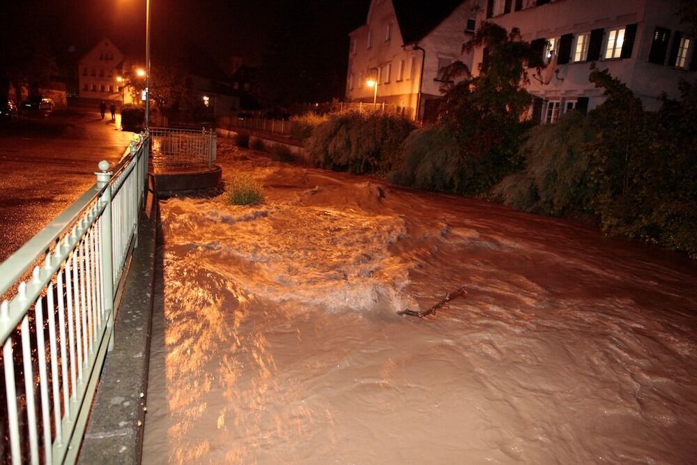 Hochwasser in Gomaringen Juni 2013