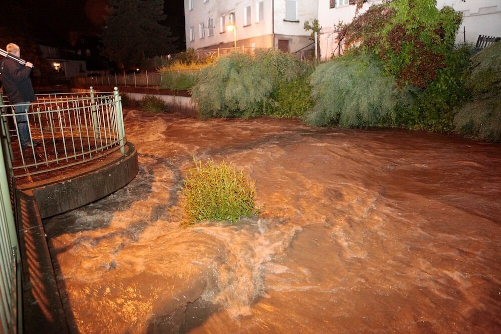 Hochwasser in Gomaringen Juni 2013