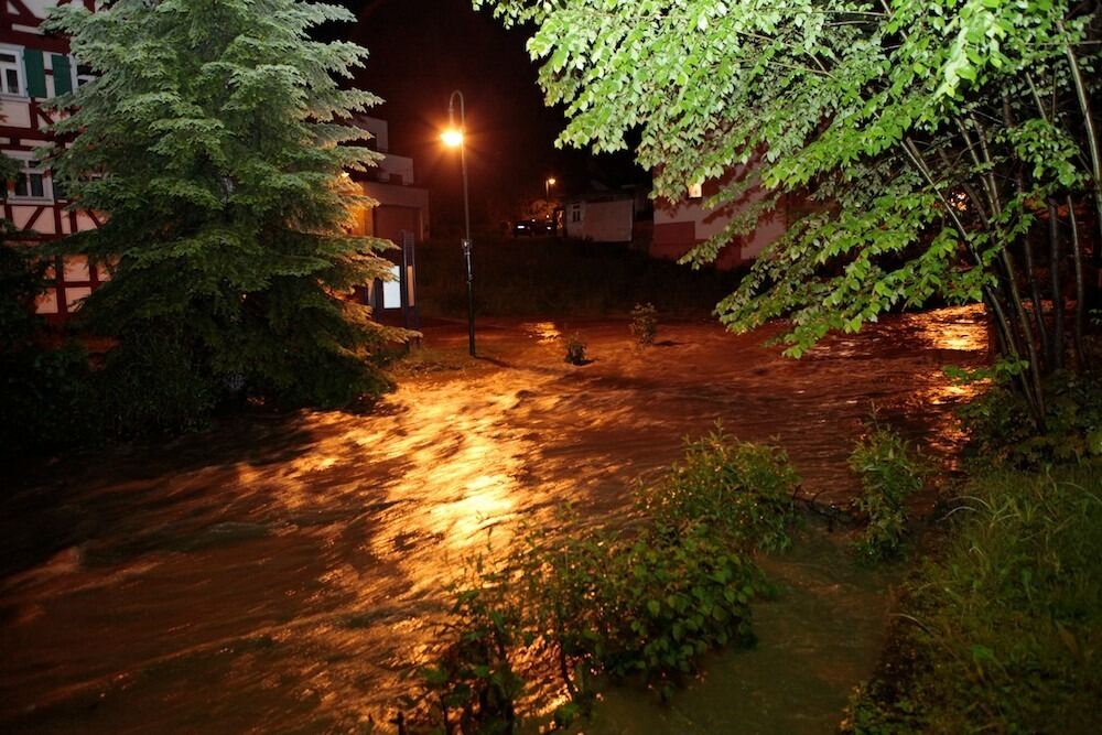 Hochwasser in Gomaringen Juni 2013