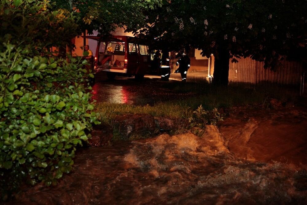 Hochwasser in Gomaringen Juni 2013