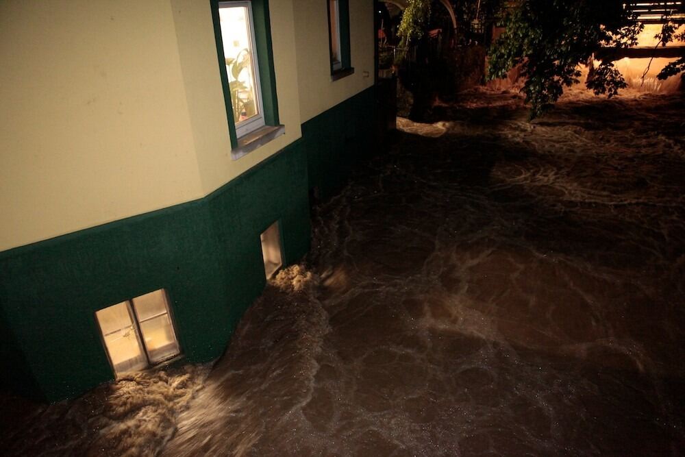 Hochwasser in Gomaringen Juni 2013