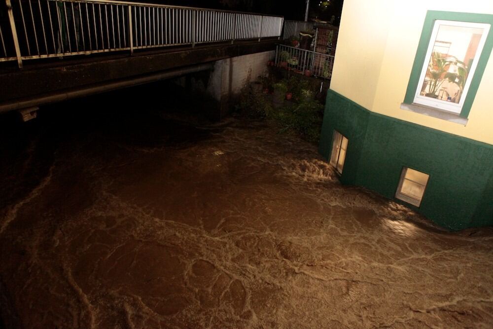 Hochwasser in Gomaringen Juni 2013