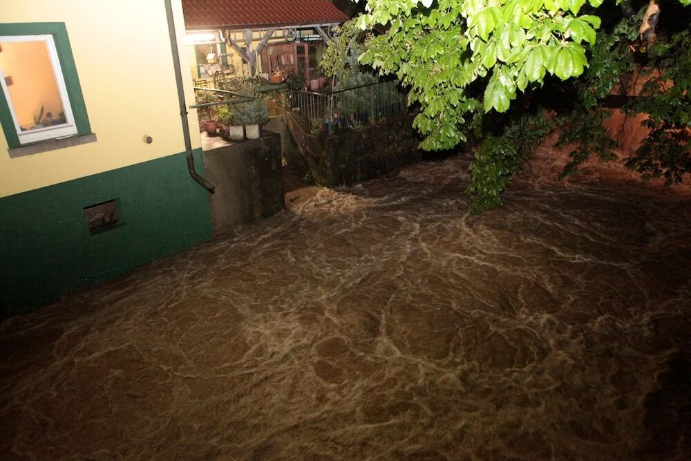 Hochwasser in Gomaringen Juni 2013