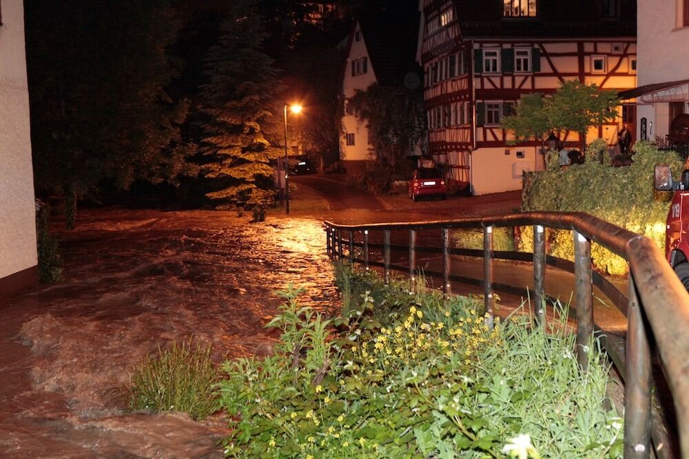 Hochwasser in Gomaringen Juni 2013