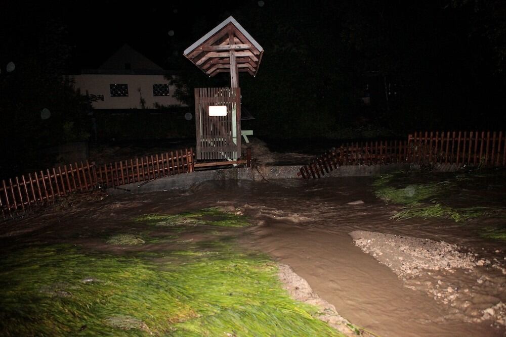 Hochwasser in Gomaringen Juni 2013