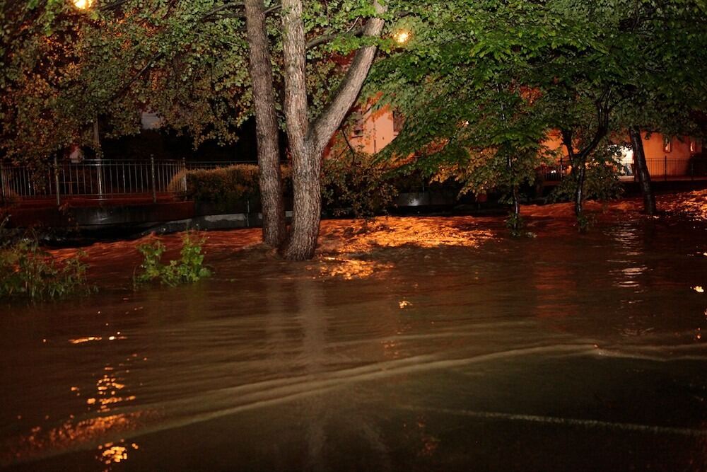 Hochwasser in Gomaringen Juni 2013