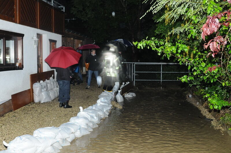 Hochwasser im Steinlachtal