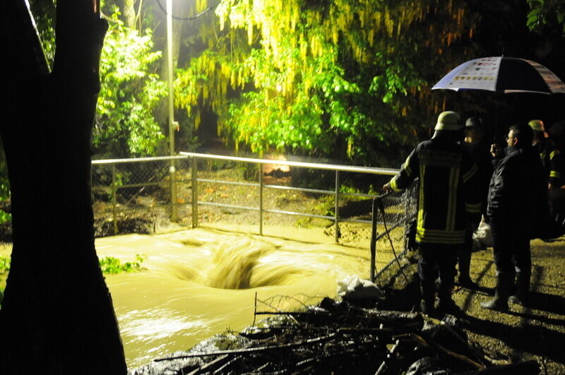 Hochwasser im Steinlachtal