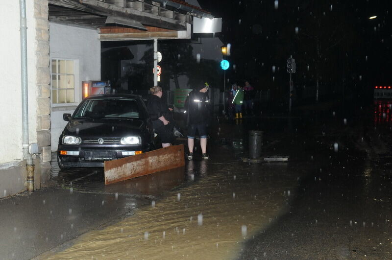 Hochwasser im Steinlachtal