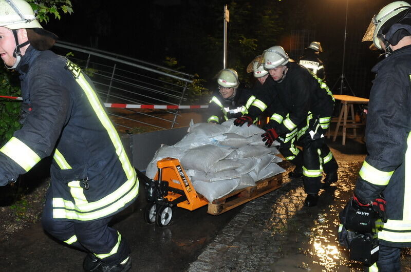 Hochwasser im Steinlachtal