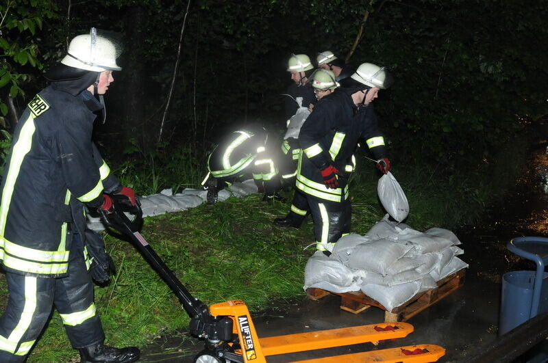 Hochwasser im Steinlachtal