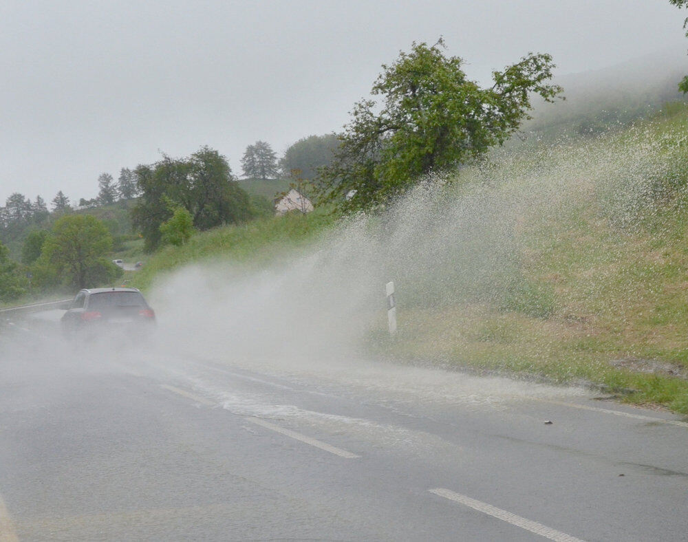 Hochwasser im Ermstal