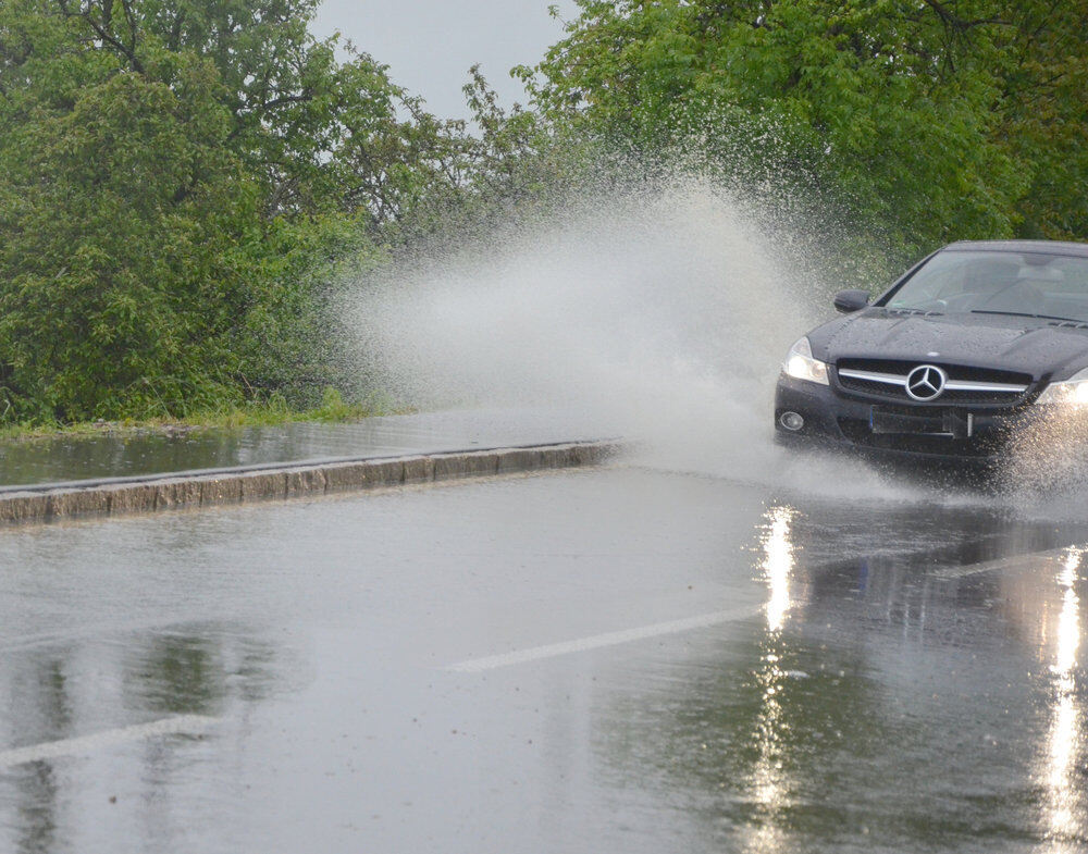 Hochwasser im Ermstal