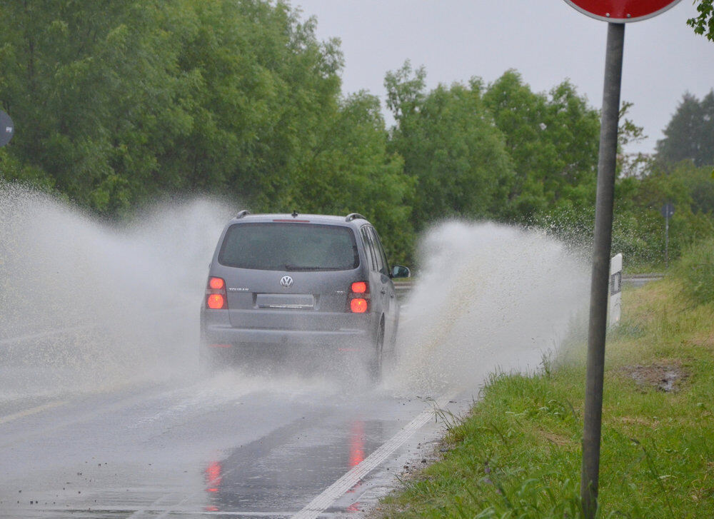 Hochwasser im Ermstal