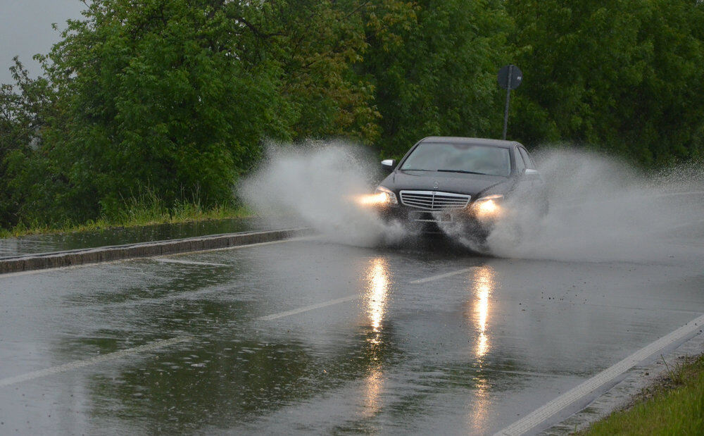 Hochwasser im Ermstal